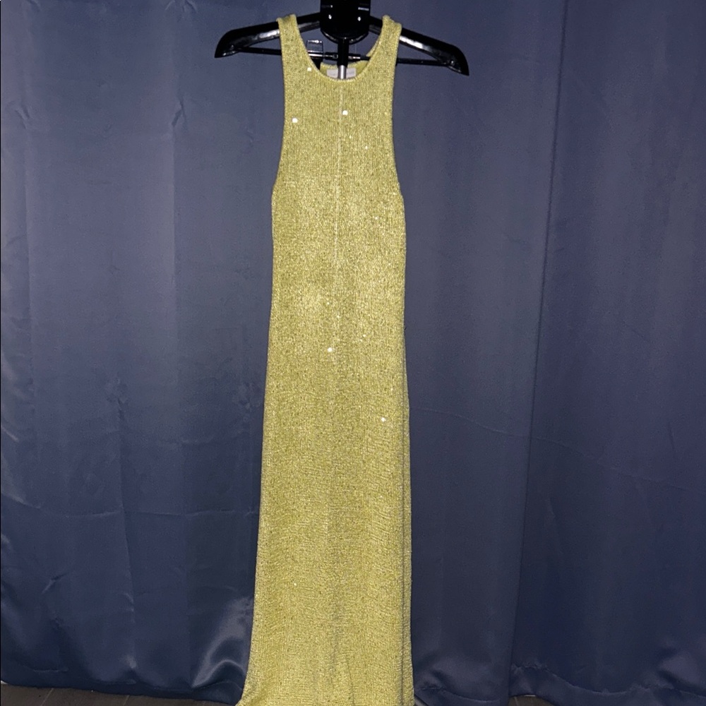 House of Harlow 1960 Gold Maxi Dress